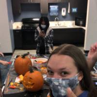 Resident Assistant Programming Event pumpkins